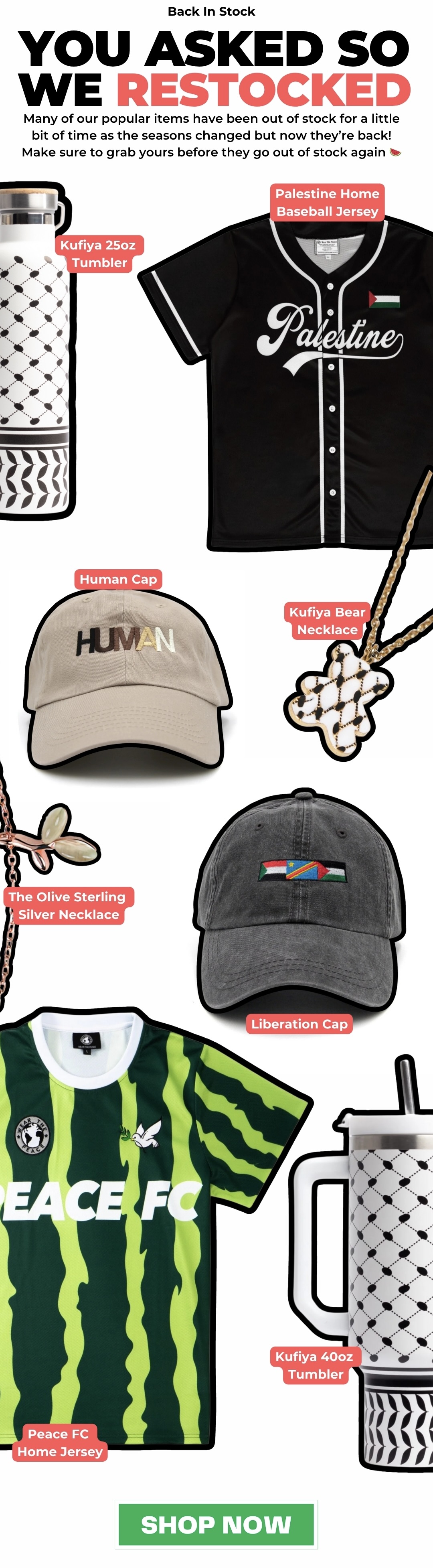 The restocks of the year!