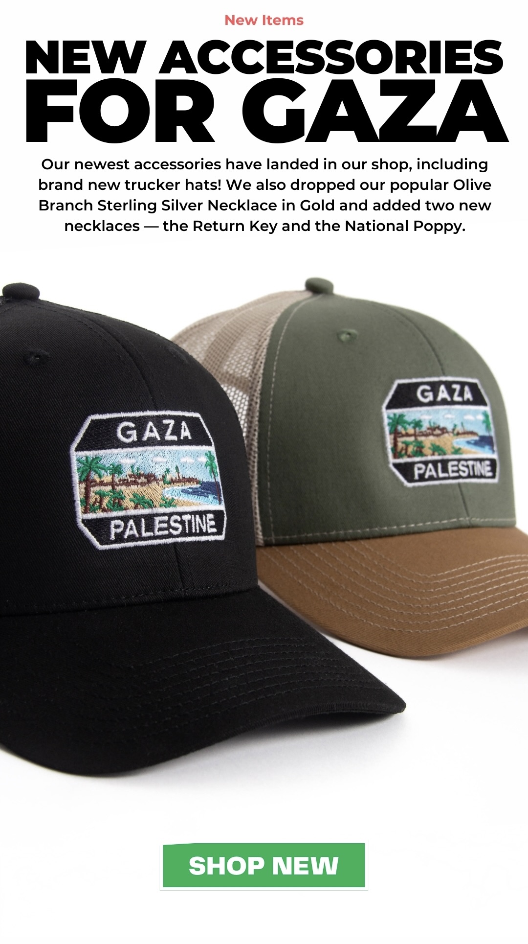 New accessories For Gaza