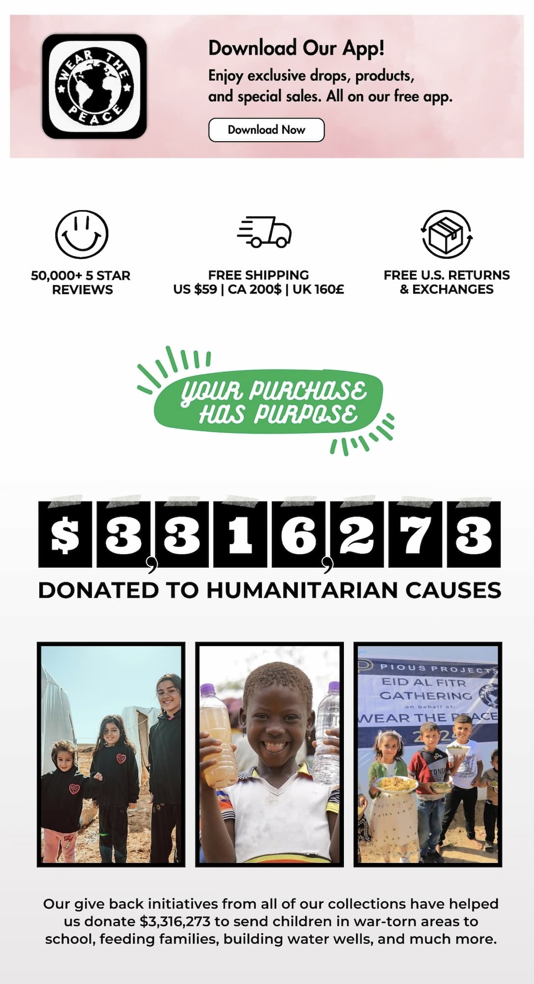 Your Purchase Has Purpose