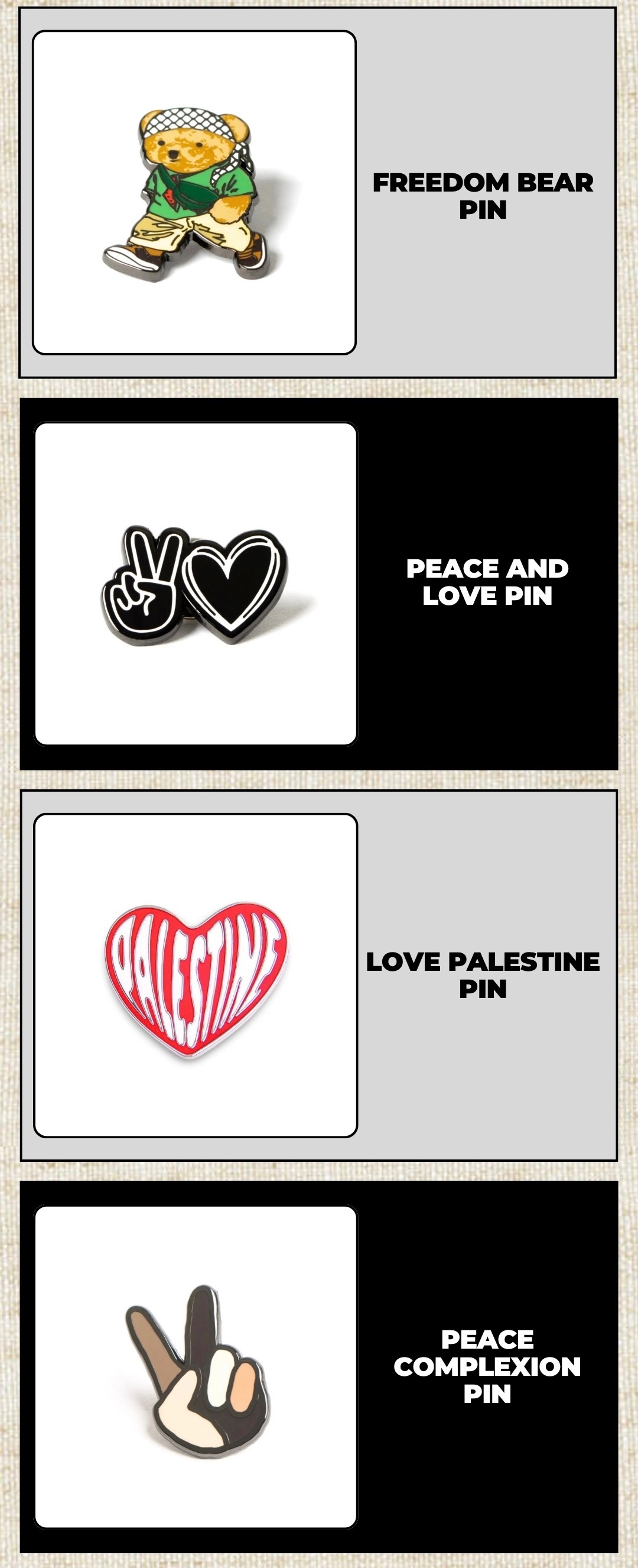Pins For Humanity - Each pin gives back Pins For Humanity - Each pin gives back