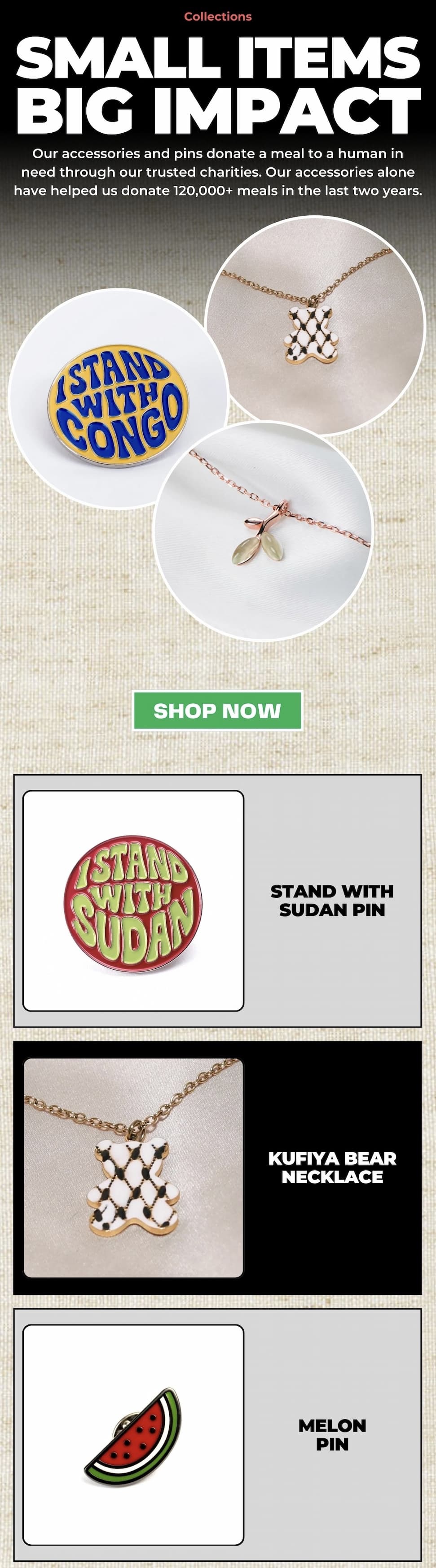 Small items, Big Impact