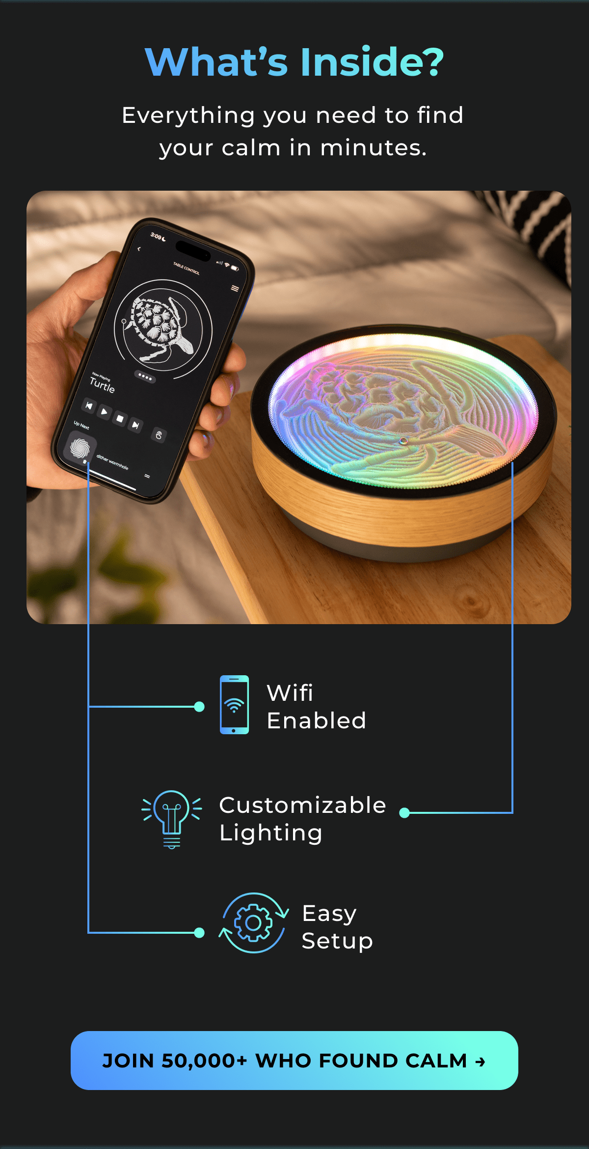Join 50,000+ Who Found Calm →