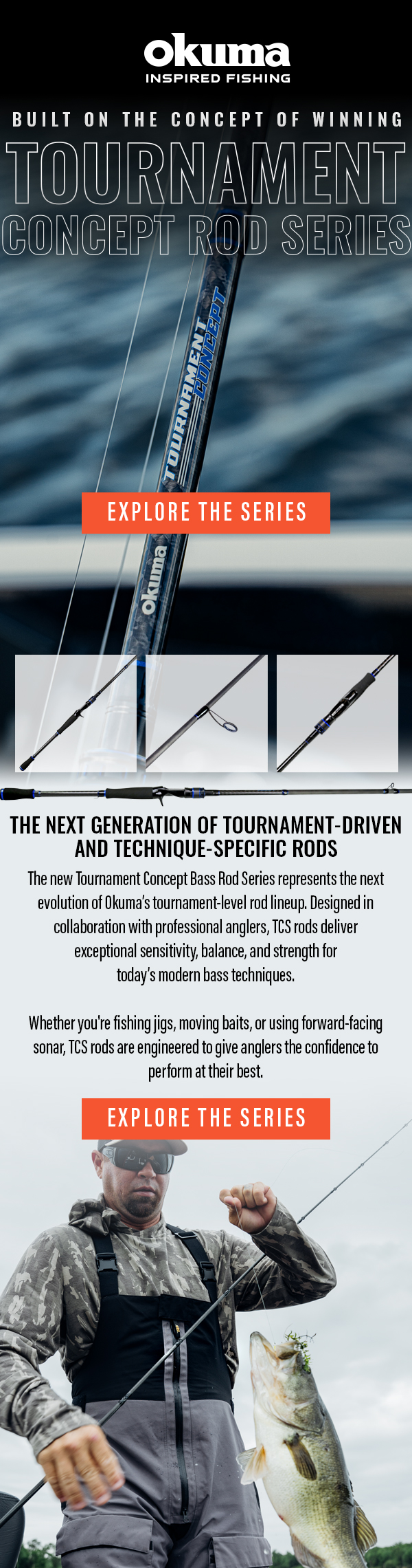  Tournament Concept Bass Rods