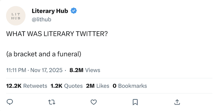 what was literary twitter