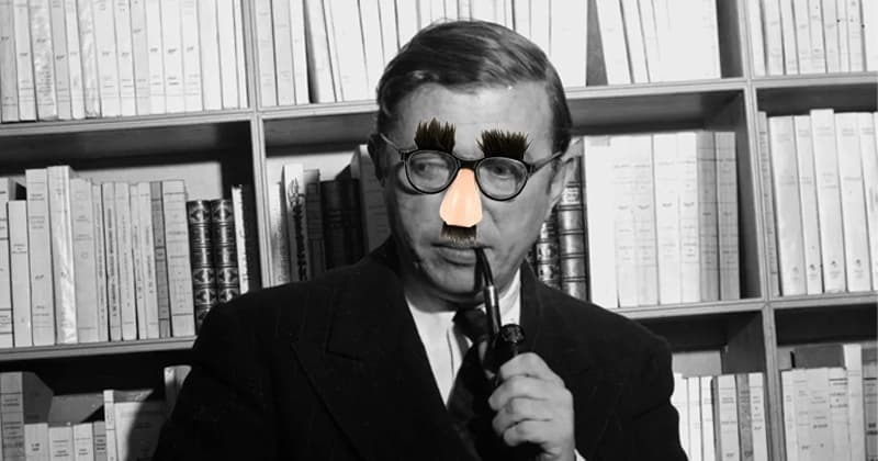 sartre prank