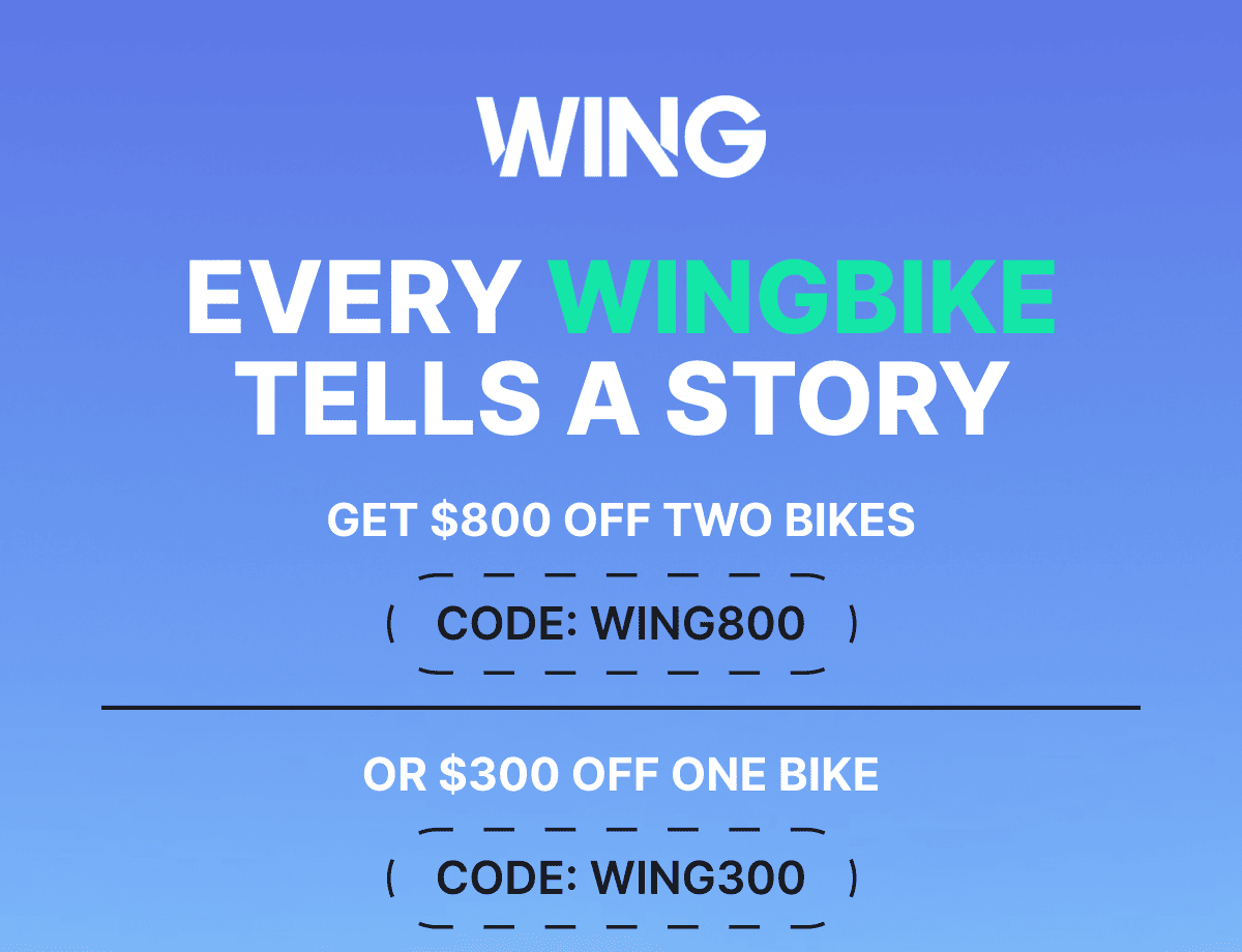 EVERY WINGBIKE TELLS A STORY