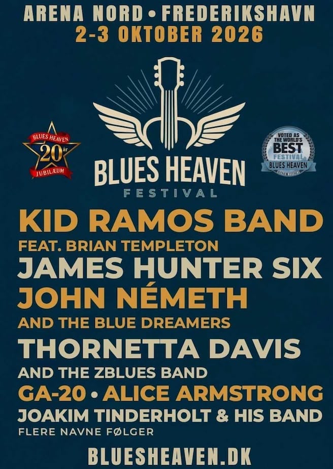 Blues Heaven 2026 2nd artist release