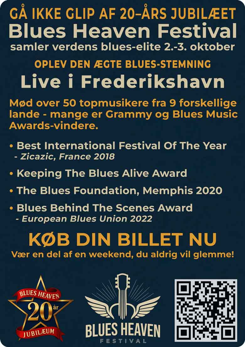Blues Heaven flyer 2026