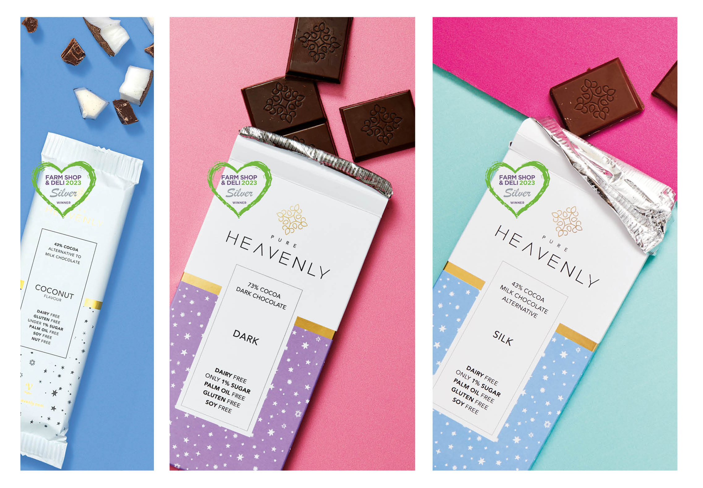 Find out who the heavenly winners are... Pure Heavenly Chocolate