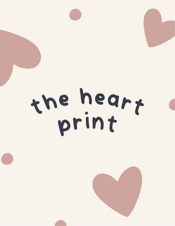 the heart print