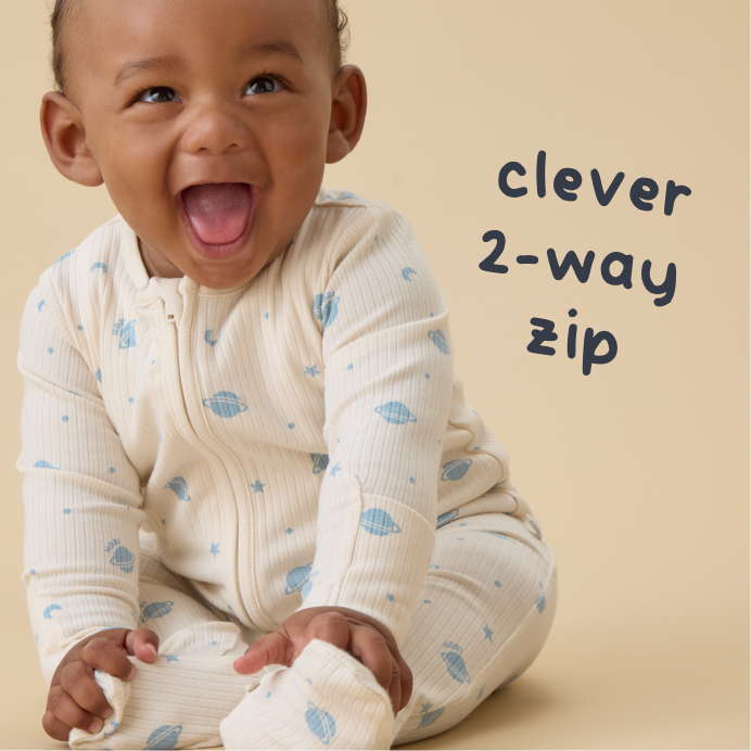 clever 2-way zip