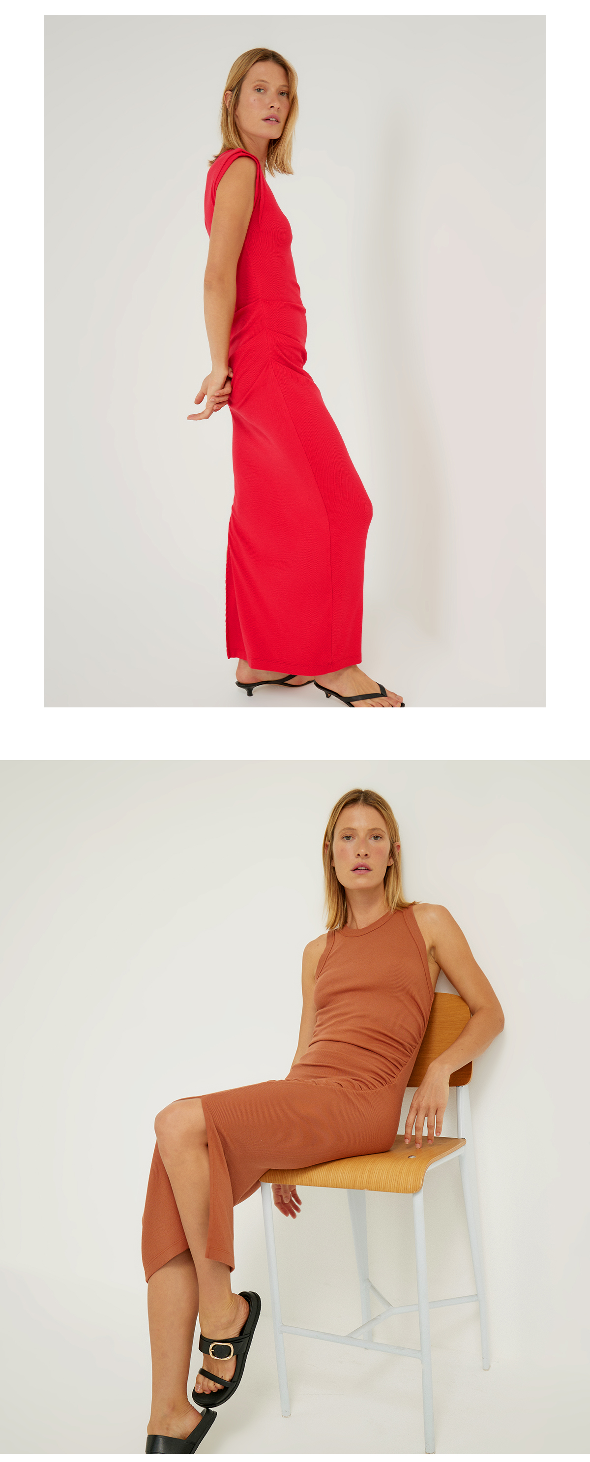Shop Ribbed Dresses