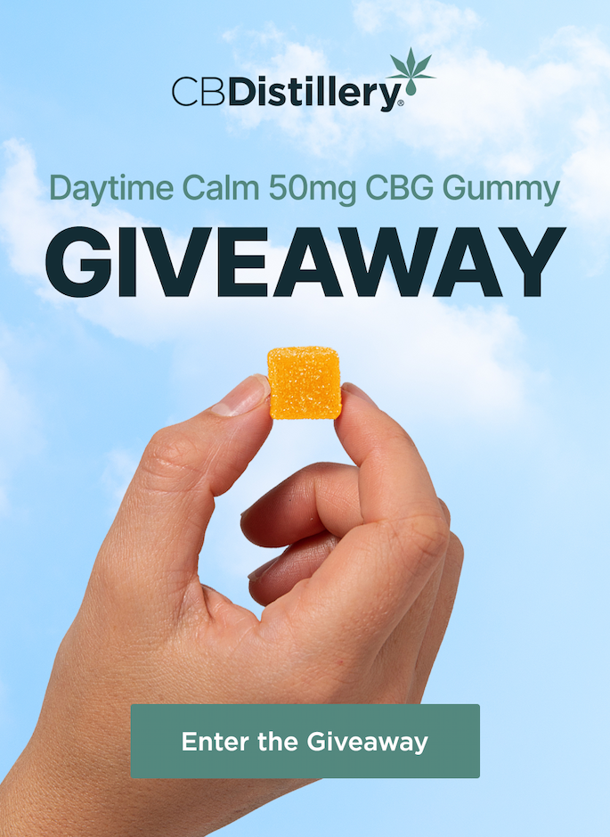 Daytime Calm 50mg CBG Gummy GIVEAWAY! Enter to Giveaway