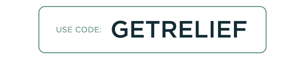 use code: GETRELIEF