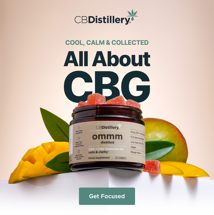 Cool, Calm & Collected: All About CBG
