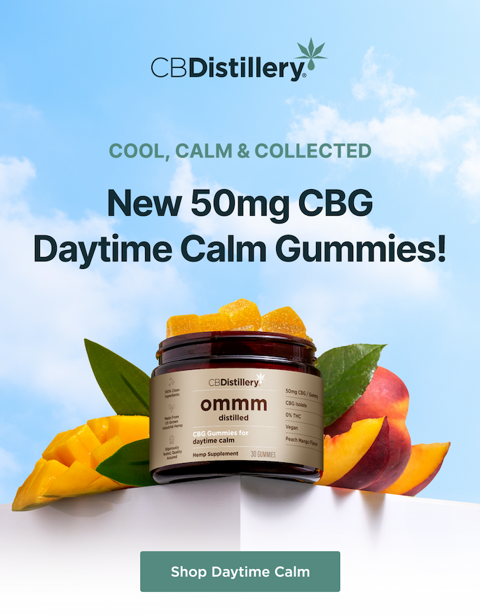 Cool, Calm & Collected: New 50mg CBG Daytime Calm Gummies! Shop Daytime Calm