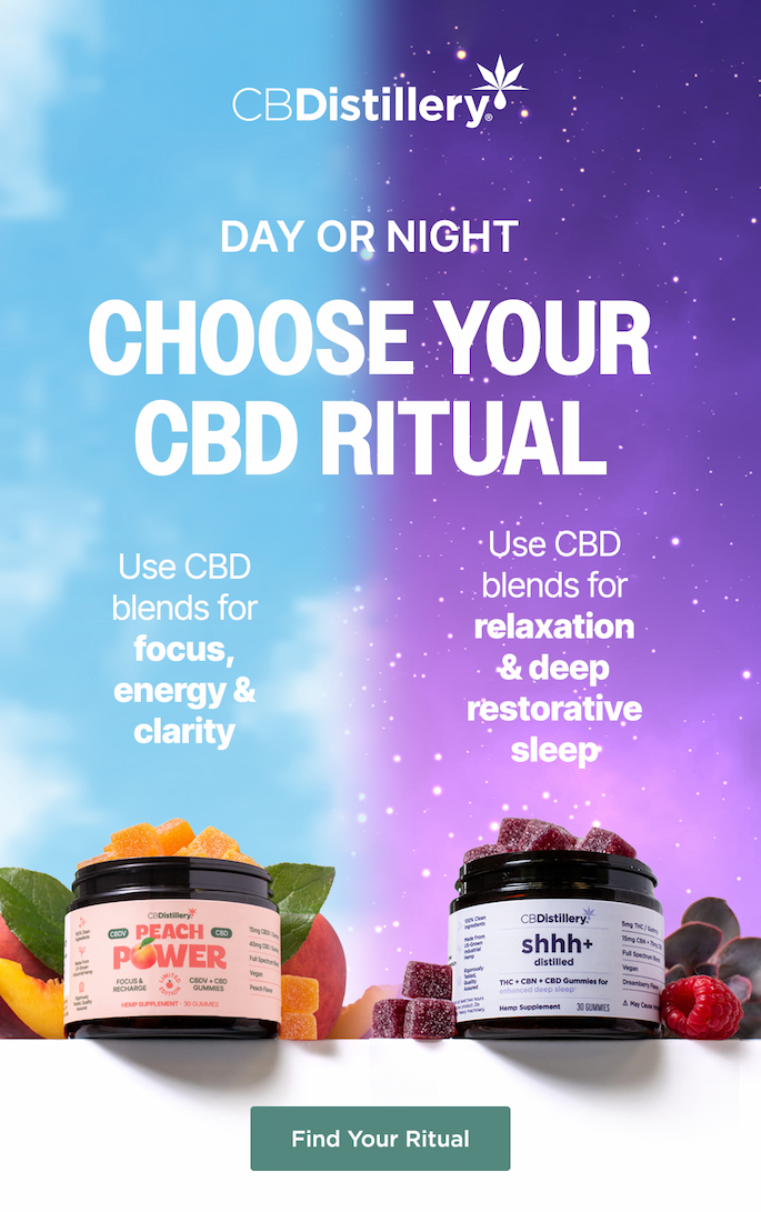 Day or Night: Choose Your CBD Ritual. Use CBD blends for focus, energy & clarity. Use CBD blends for relaxation & deep restorative sleep. Find Your Ritual