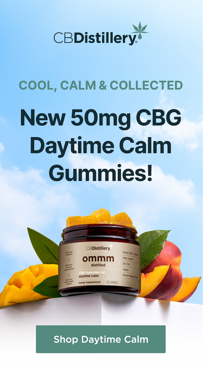 Cool, Calm & Collected: New 50mg CBG Daytime Calm Gummies! Shop Daytime Calm