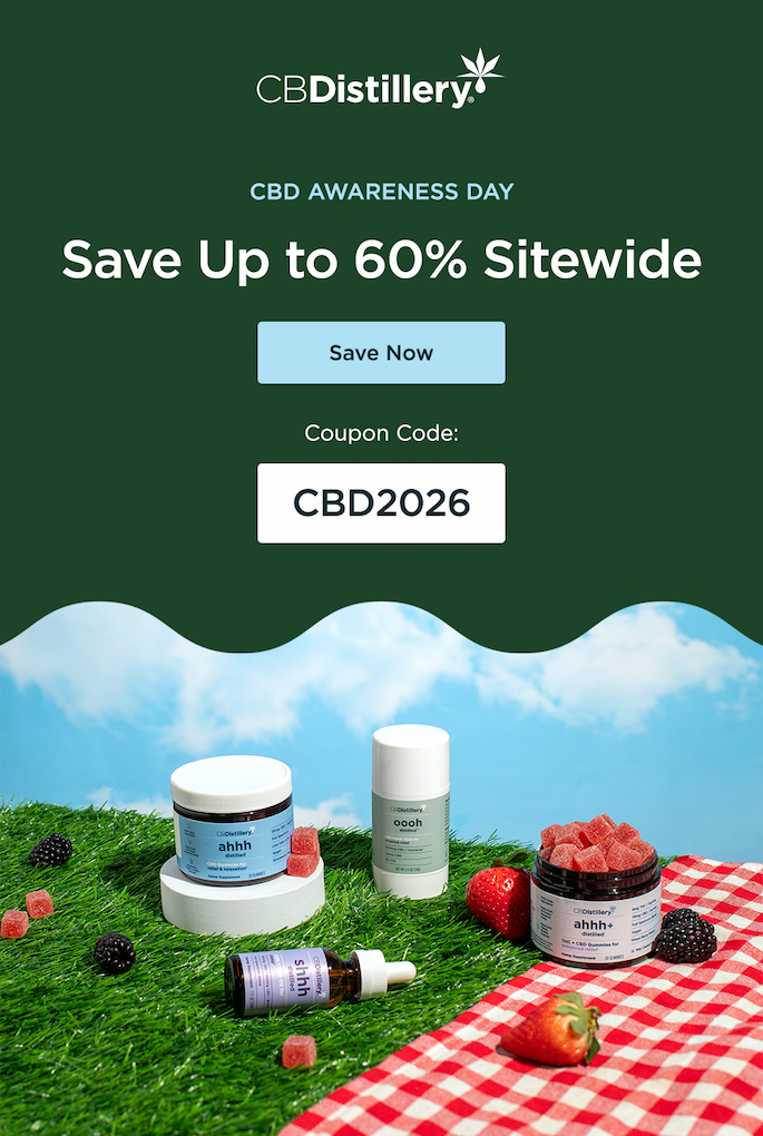 CBD Awareness Day: Save up to 60% Sitewide! Save Now with Coupon Code: CBD2026