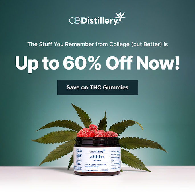 The Stuff You Remember from College (but Better) is Up to 60% Off Now! Save on THC Gummies with code CBD2026