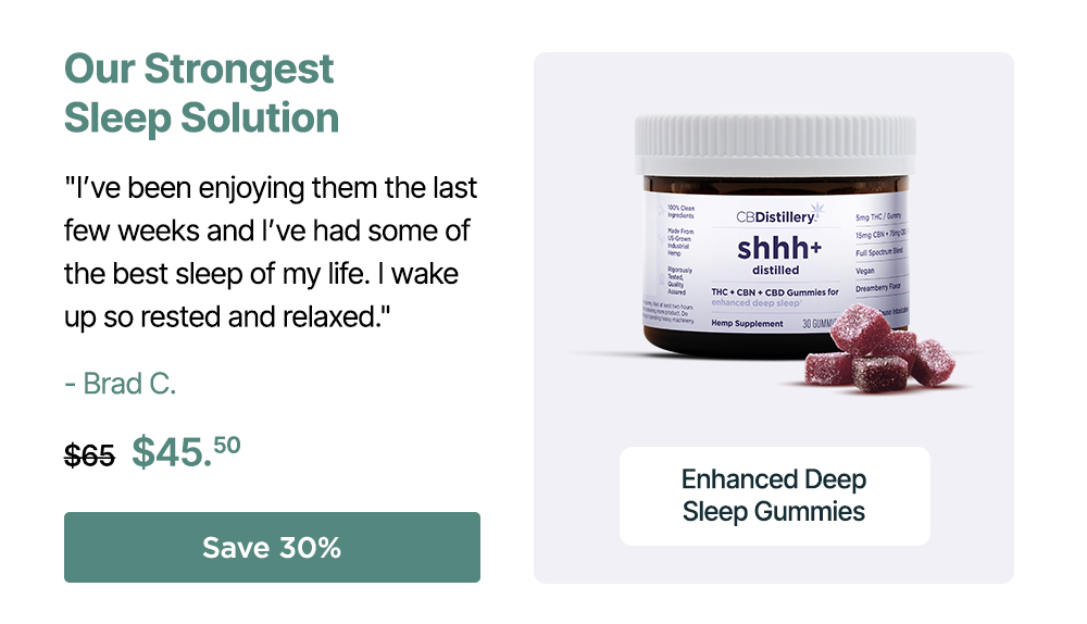 Our Strongest Sleep Solution: "I’ve been enjoying them the last few weeks and I’ve had some of the best sleep of my life. I wake up so rested and relaxed." - Brad C. Originally $65; now $45.50. Save 30%