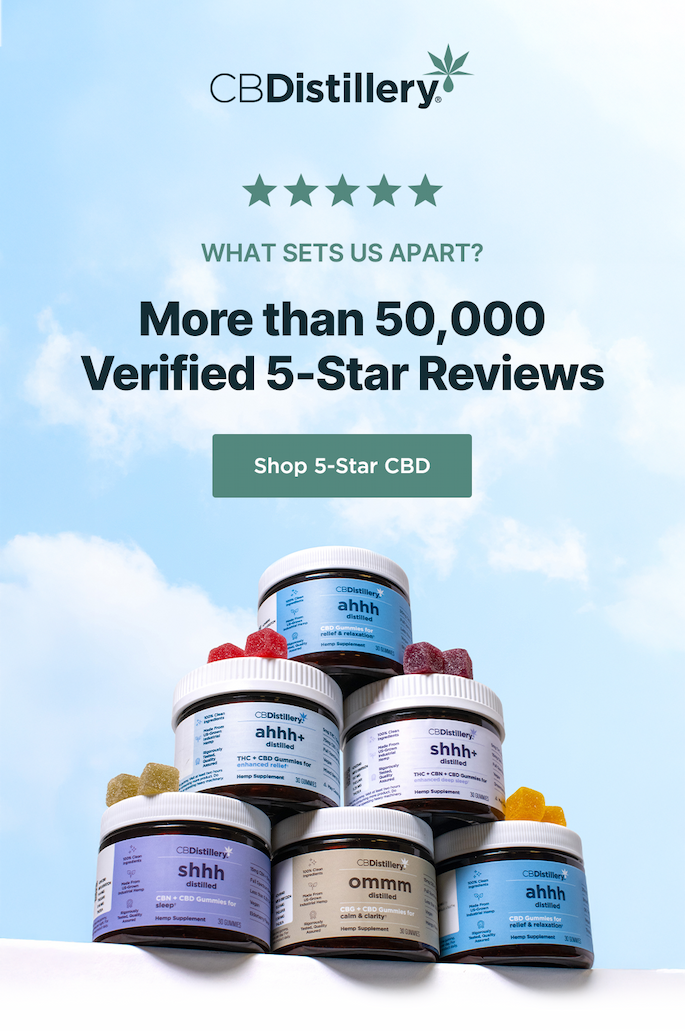 What sets us apart? More than 50,000 Verified 5-Star Reviews. Shop 5-Star CBD