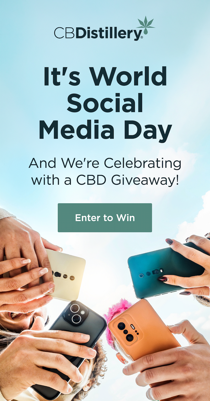 It's World Social Media Day... and we're celebrating with a CBD giveaway! Enter to Win It's World Social Media Day... and we're celebrating with a CBD giveaway! Enter to Win