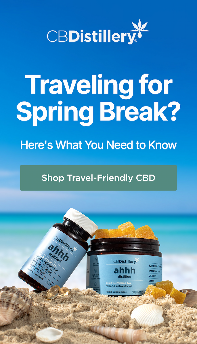 Traveling for Spring Break? Here's What You Need to Know. Shop Travel-Friendly CBD