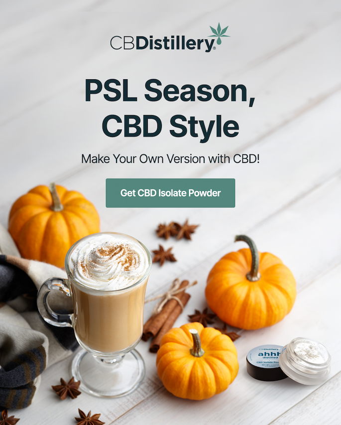 PSL Season, CBD Style. Make Your Own Version with CBD! Get CBD Isolate Powder