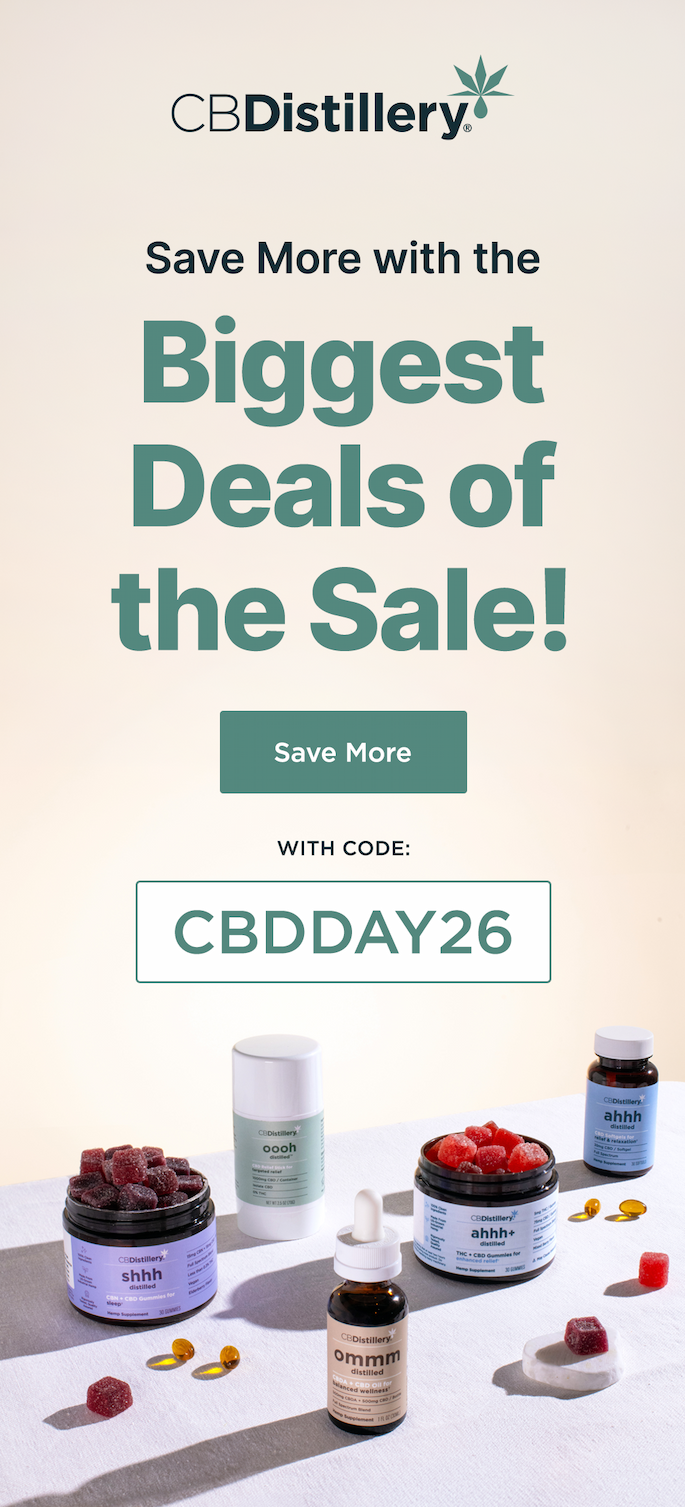 Save More with the Biggest Deals of the Sale! Save More with code: CBDDAY26 Save More with the Biggest Deals of the Sale! Save More with code: CBDDAY26