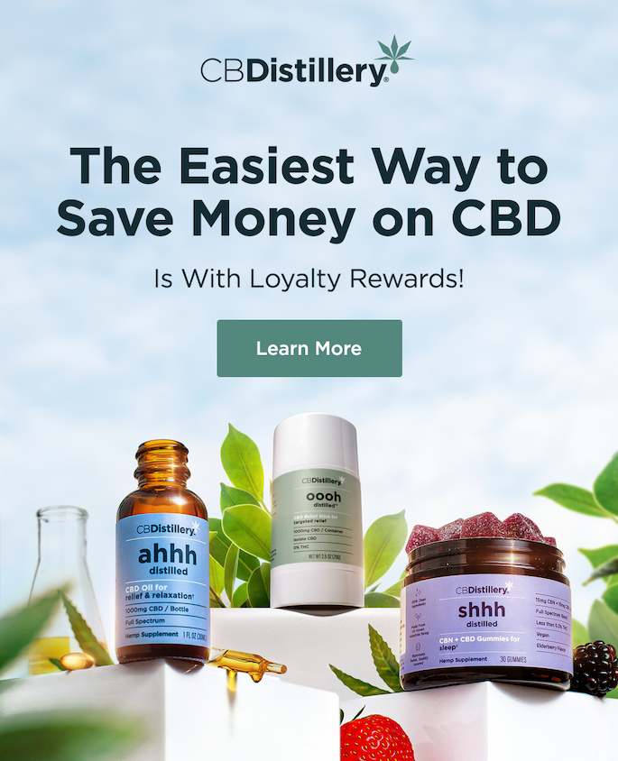 The Easiest Way to Save Money on CBD is with Loyalty Rewards! Learn More
