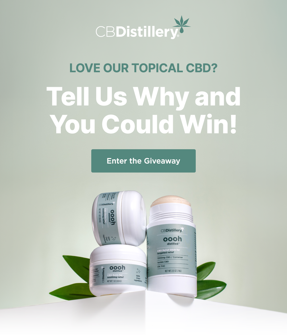 Love Our Topical CBD? Tell Us Why and You Could Win! Enter the Giveaway