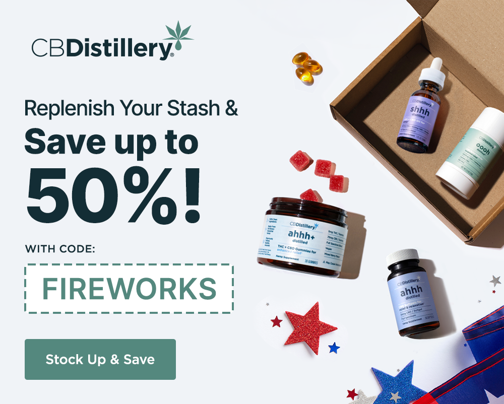 Replenish Your Stash and Save up to 50%! with code FIREWORKS Stock Up & Save