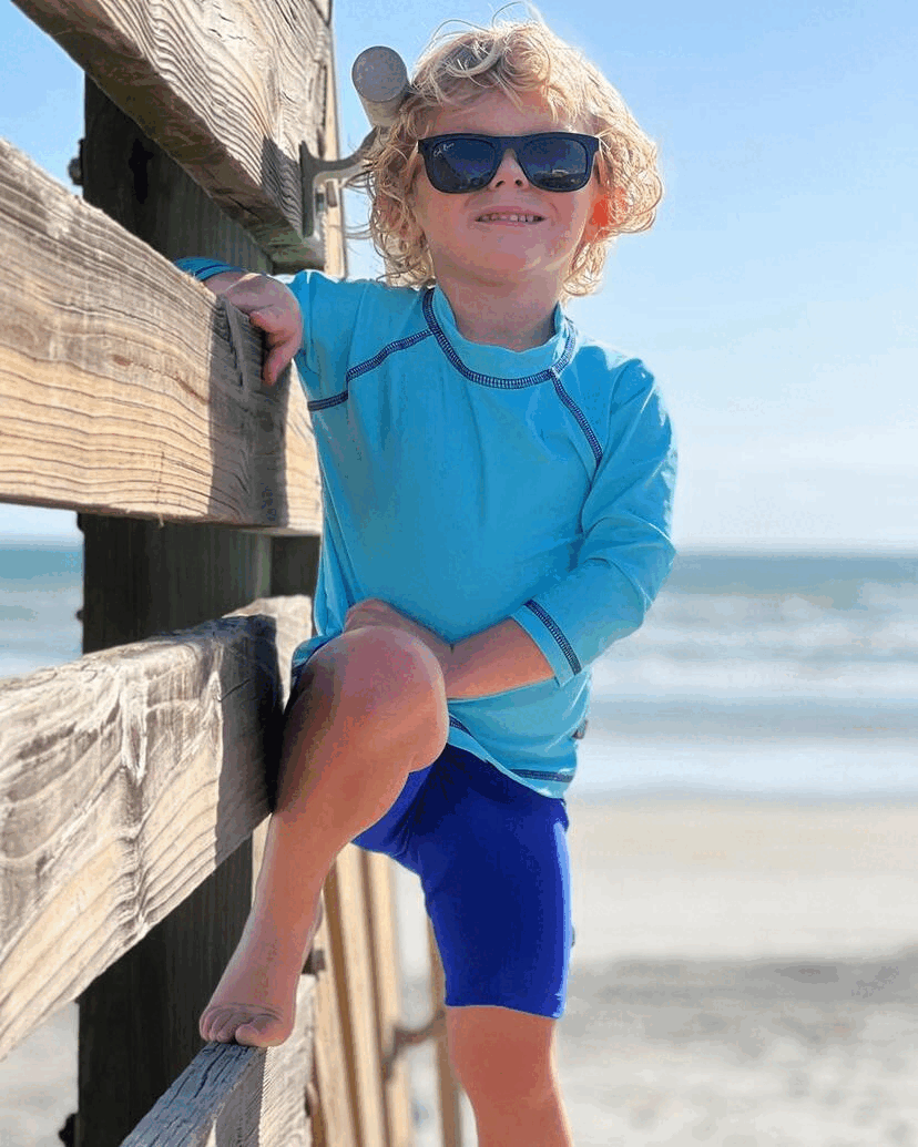 New Product Alert Girls UPF 50+ OnePiece Ruffle Front Swimsuit🩱