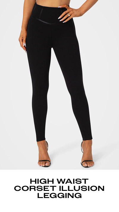 HIGH WAIST CORSET ILLUSION LEGGING