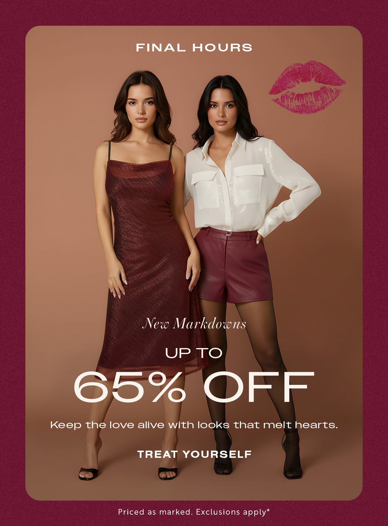 New Markdowns Up to 65% Off