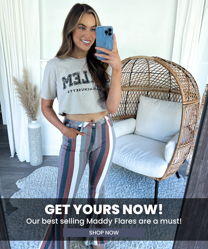 how to wear striped flares 🙌🏼 The Blushing Boutique