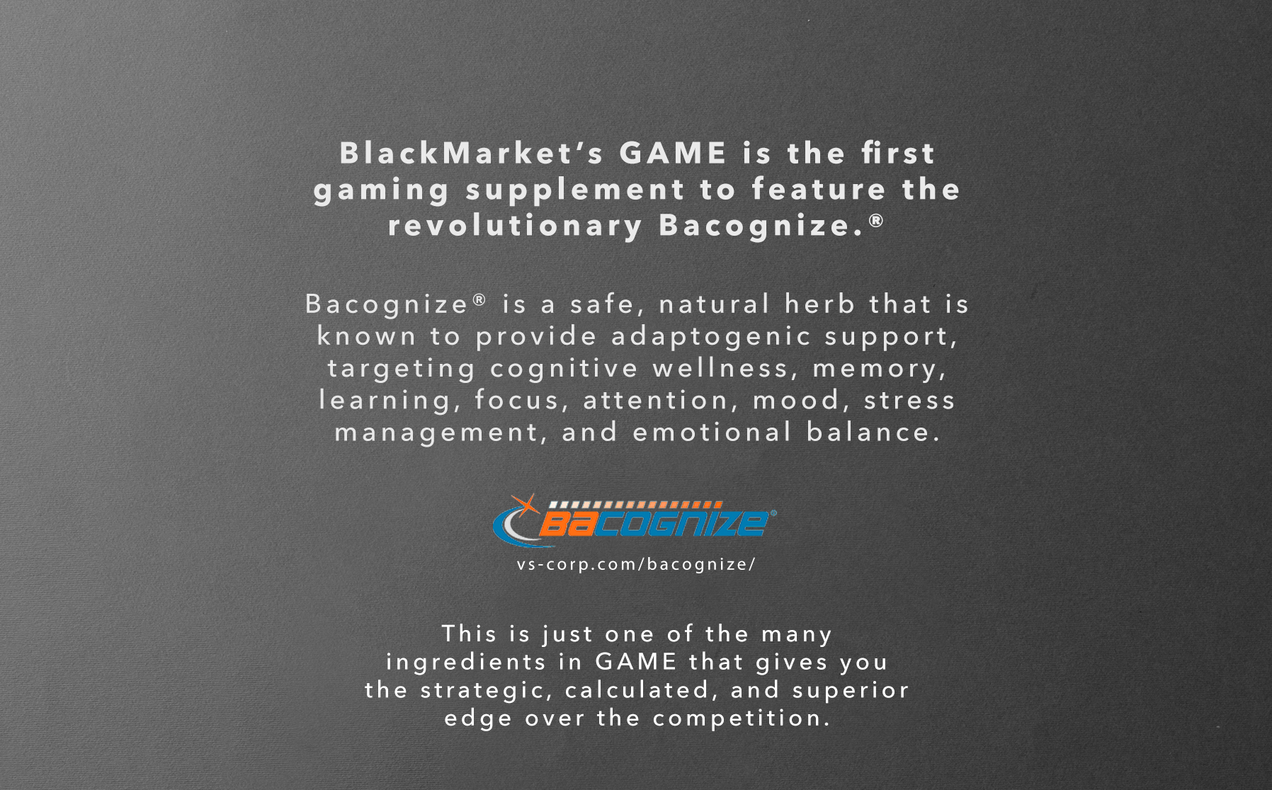 🎮 GAME PREORDER! Our NEWEST formula has been loaded! Black Market Labs