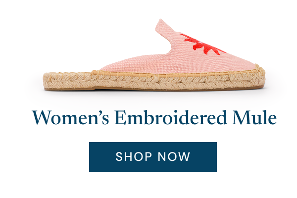 Women’s Embroidered Mule
