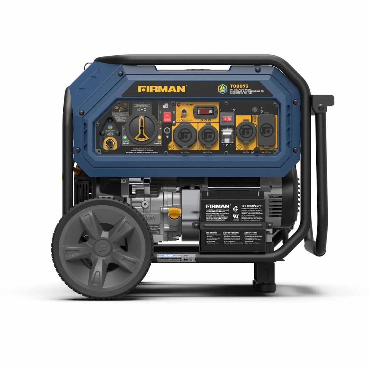 Firman T07573 Tri-Fuel 7500W/9400W Portable Generator
