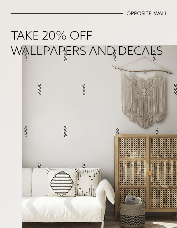 Huge Alert ! 🚨 20 Off Wallpapers & Decals Opposite Wall