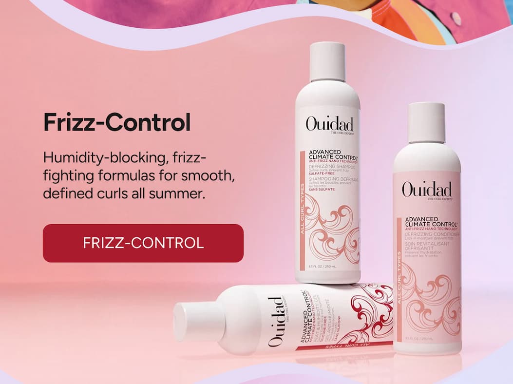 Frizz-Control - Humidity-blocking, frizz-fighting formulas for smooth, defined curls all summer. - Frizz- Control