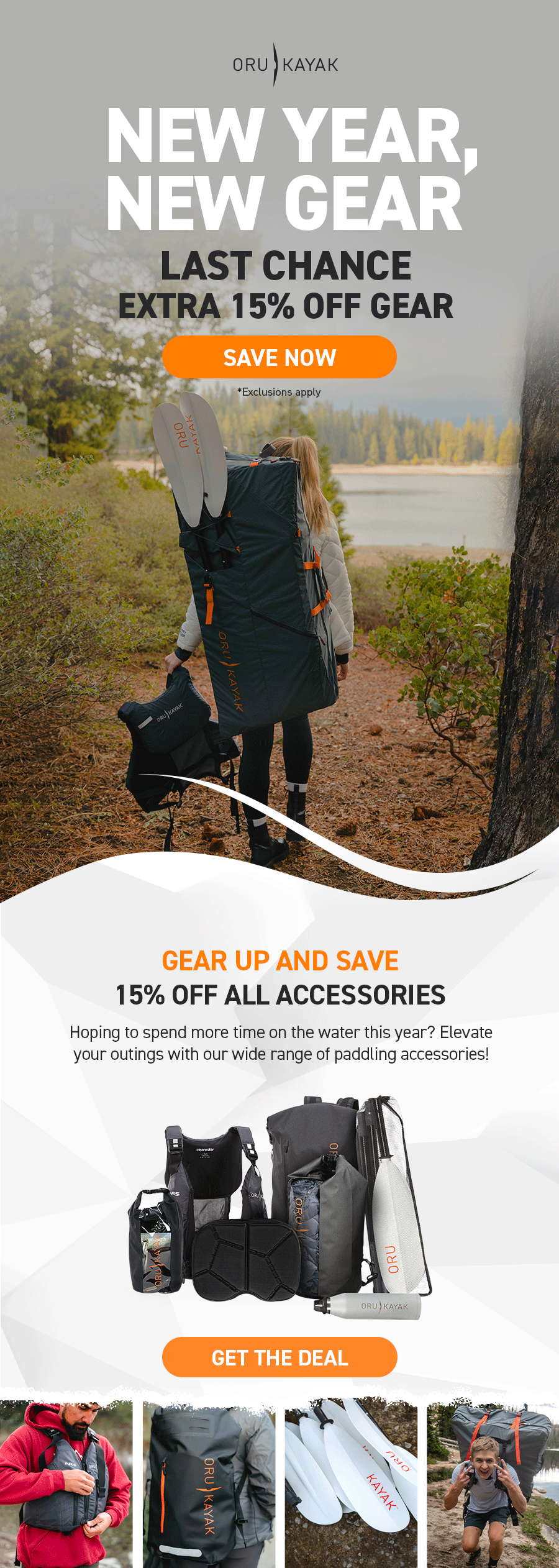 New Year, New Gear! Get 15% Off All Gear