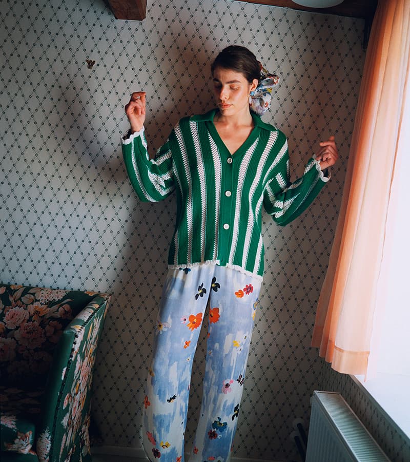 STINE GOYA X UMBRO【 鮮やかな色使い☆Jersey Sweatpants】 Stine Goya x Umbro
