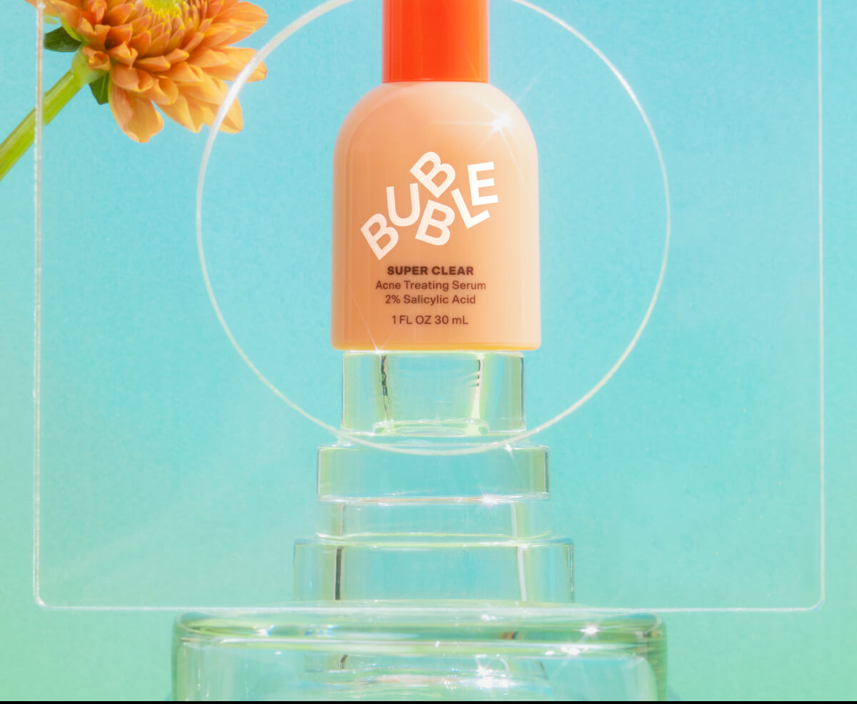 Super Clear works FAST. Bubble Skin Care