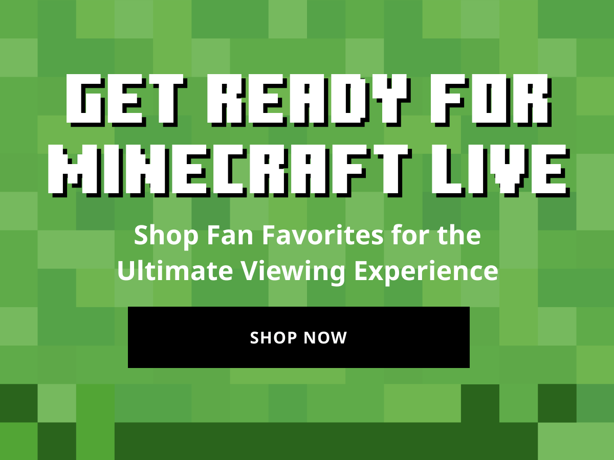 GET READY FOR MINECRAFT LIVE - SHOP NOW