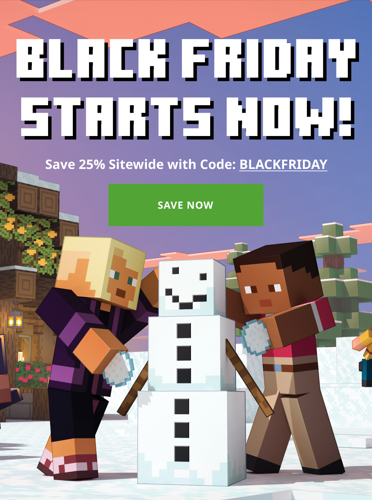 Save 25% sitewide with code: BLACKFRIDAY