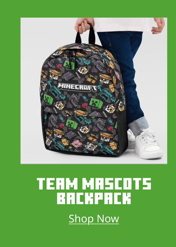 Minecraft Backpack Mascot Pattern