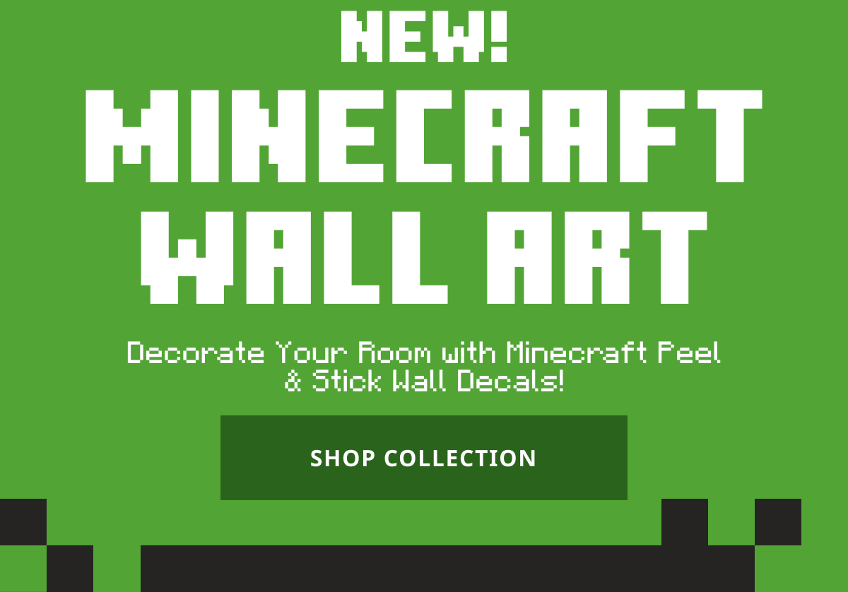 NEW MINECRAFT WALL ART! SHOP COLLECTION