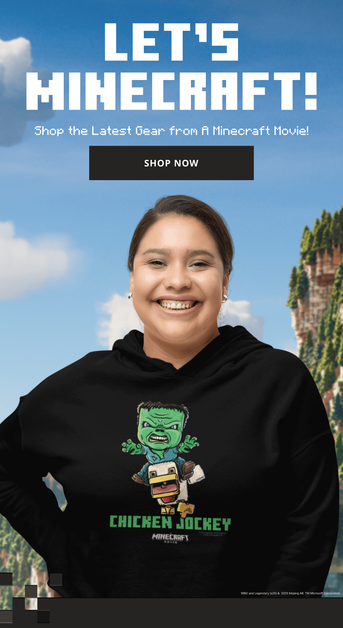 LETS MINECRAFT - SHOP THE LATEST GEAR FROM A MINECRAFT MOVIE